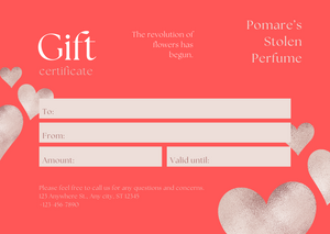 Pomare’s Gift Card